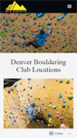 Mobile Screenshot of denverboulderingclub.com